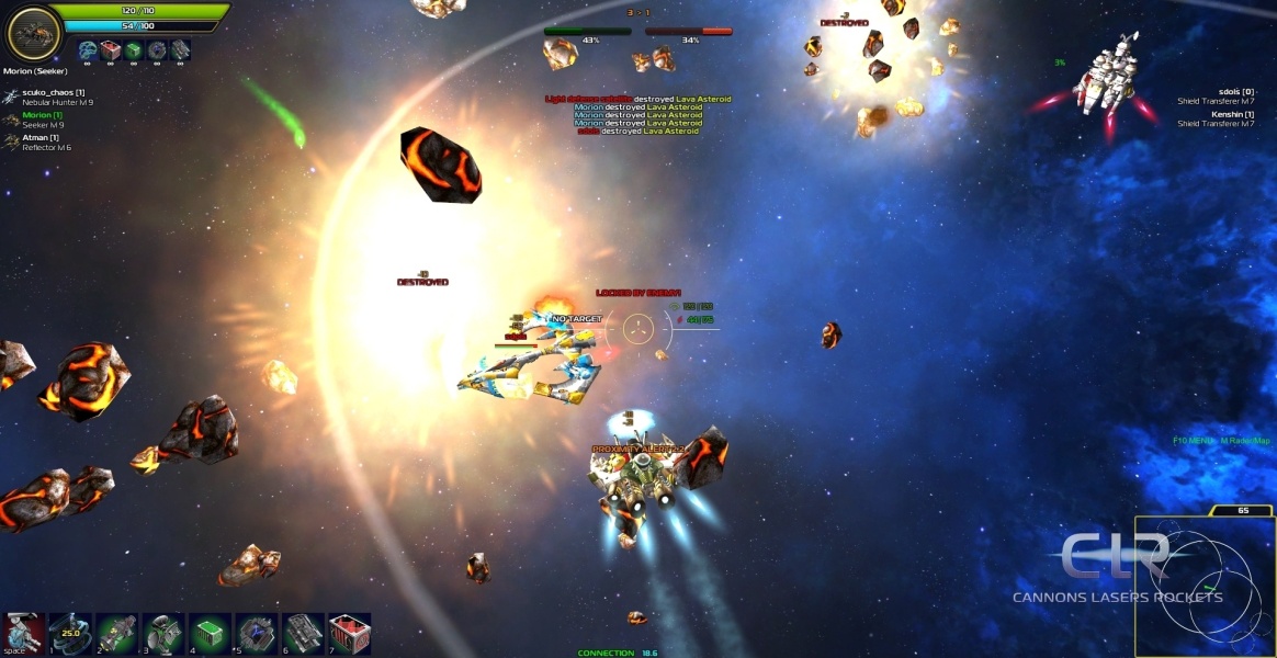 Cannons Lasers Rockets 