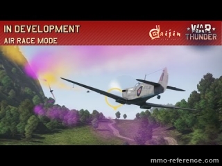 Vidéo War Thunder - Développement du mode course dans les airs